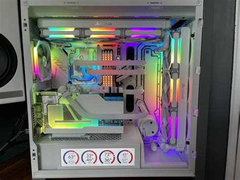 Corsair 5000D All White Watercooled Build Builds Gg