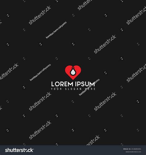 Heart Love Logo Vector Illustration Stock Vector Royalty Free 2118281051 Shutterstock