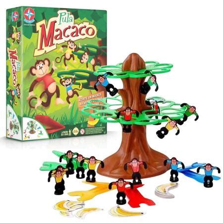 Jogo Infantil Divertido Pula Macaco Acerte A Rvore Original Didatico