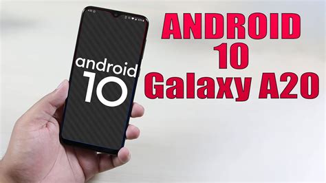 Install Android 10 On Galaxy A20 AOSP GSI Treble ROM How To Guide