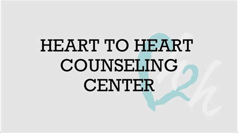 Heart To Heart Counseling Center Healing The Broken Hearted And