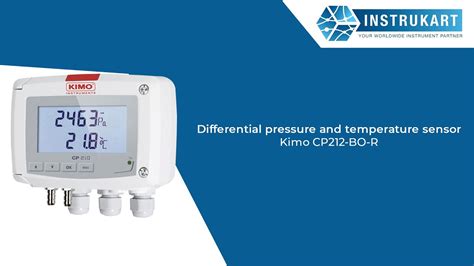 Kimo Cp Bo R Differential Pressure Transmitter Temperature