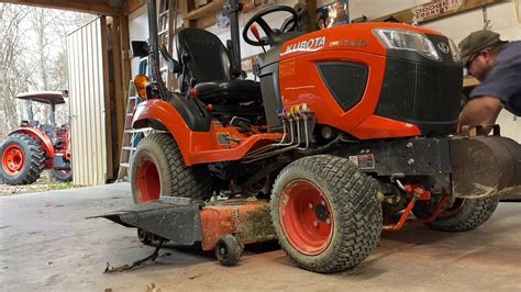 Kubota BX2380 Install Of The Mid Mount Mower Unedited And Unrehearsed