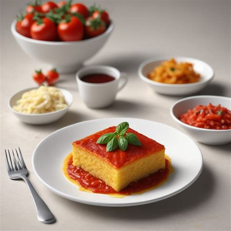 Pastel De Polenta Con Salsa De Tomate Mr Cook