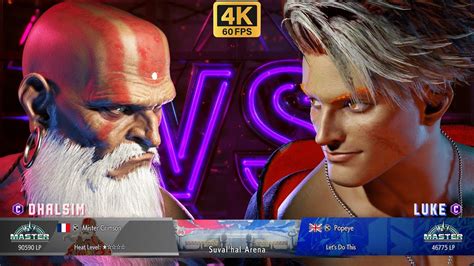 Sf Mister Crimson Dhalsim Vs Popeye Luke K Action Street