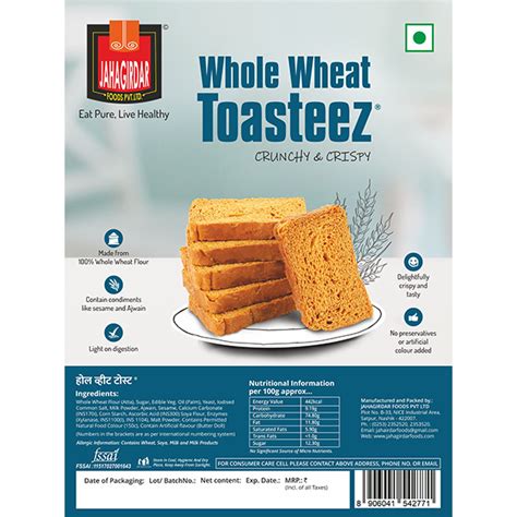 Whole Wheat Toast – Jahagirdar Foods