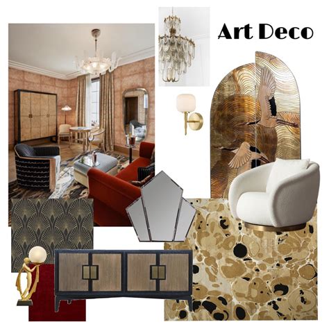 Art Deco Interior Design Mood Board By Alyssakjondal Style Sourcebook