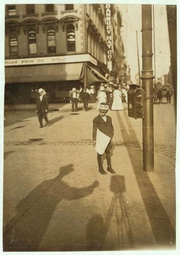 John Howell An Indianapolis Newsboy”photo By Lewis Hine 1908 Aug