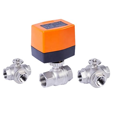 Winvall AC Electric 2 Way 3 Way Ball Valve