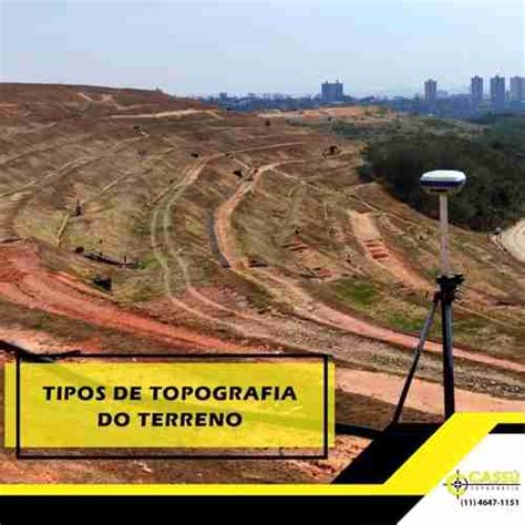 TIPOS DE TOPOGRAFIA DO TERRENO Cassú