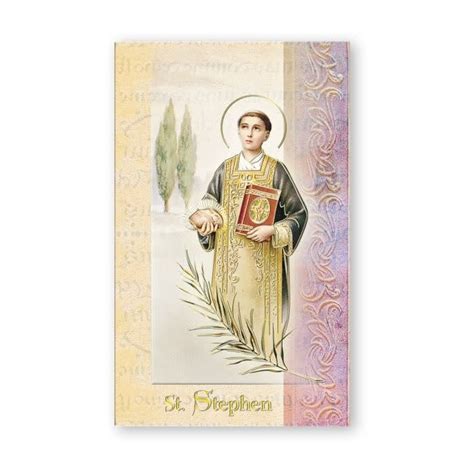 Saint Biography Folder St Stephen Reilly S Church Supply Gift