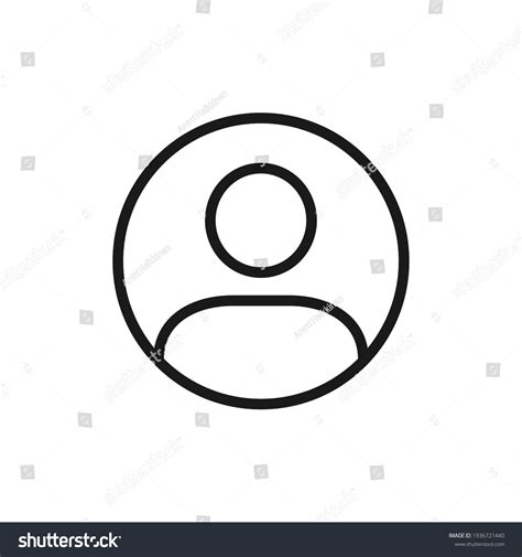 User Profile Icon Vector Avatar Portrait Stock Vector Royalty Free 1936721440 Shutterstock