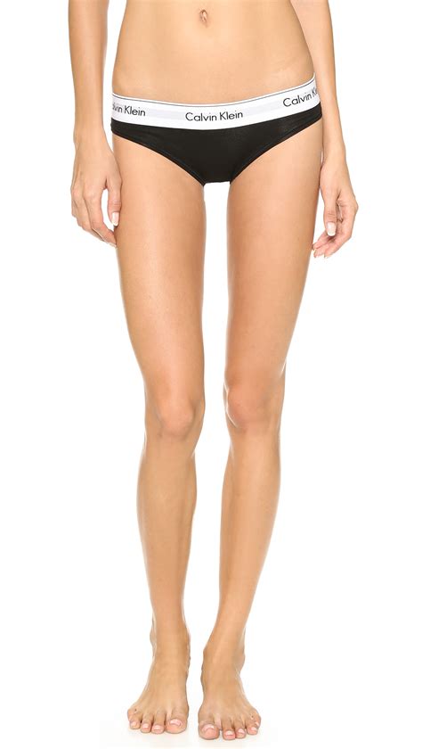 Calvin Klein Modern Cotton Bikini Briefs In Black Lyst