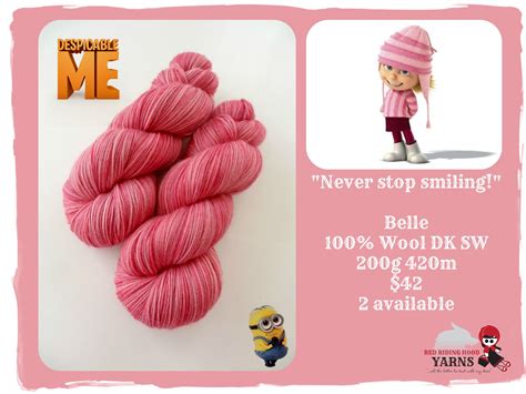 Never Stop Smiling Despicable Me Red Riding Hood Yarns