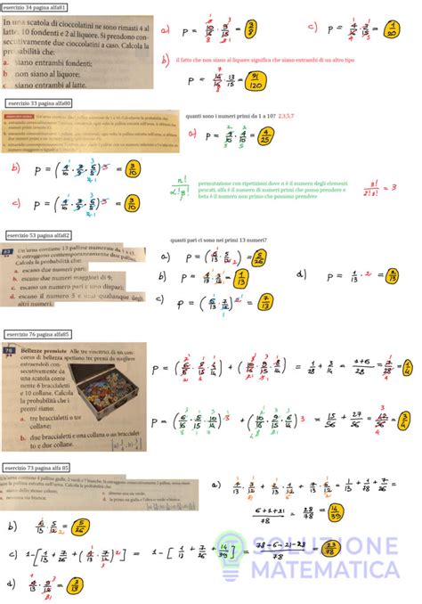 Probabilit Soluzione Matematica