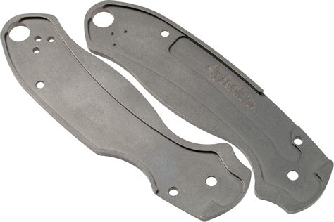 Flytanium Spyderco Para 3 Scales Titanium Advantageously Shopping At