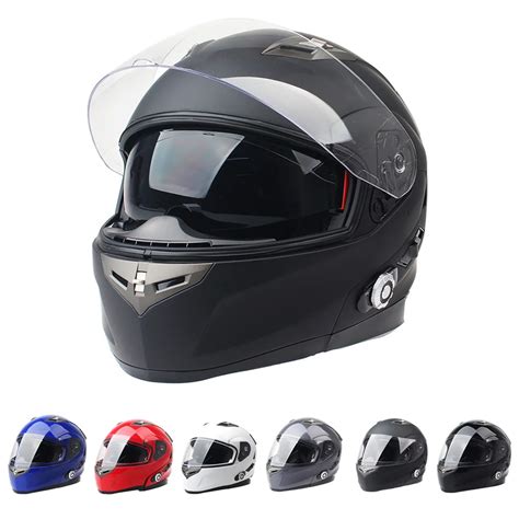 2017 New Motorbike Bluetooth Smart Helmet Motorcycle Integral/Half Face ...