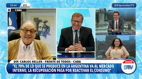 28 07 2021 Carlos Heller En Diputados TV Con Eduardo Serenellini