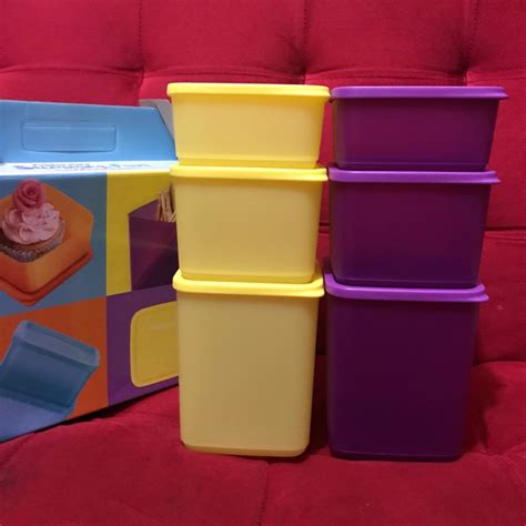 Jual Tupperware Summer Fun Ungu Kuning Satuan Toples Shopee Indonesia