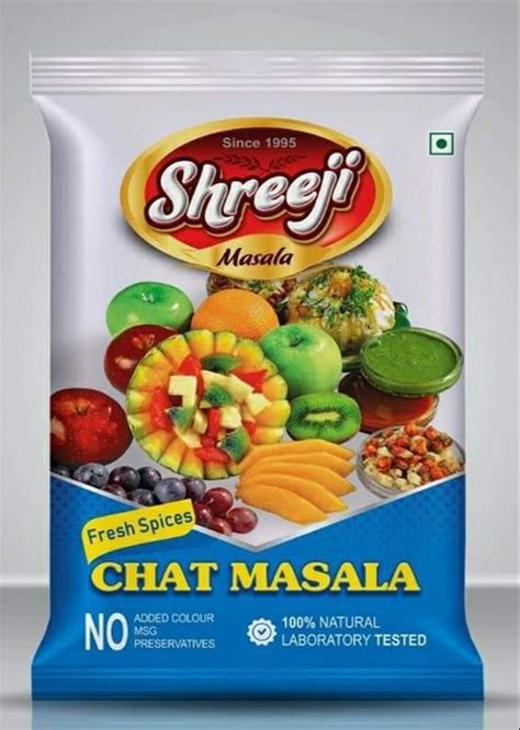 Shreeji Chat Masala Packaging Size 100 G Packaging Type Packets At