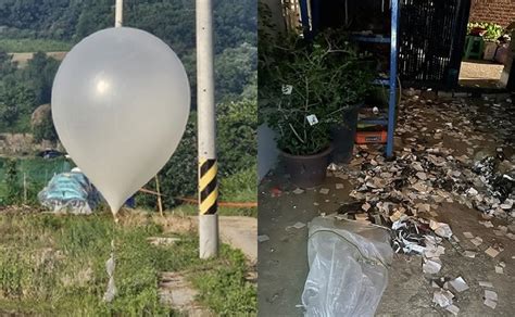 En Venganza Corea Del Norte Lanza Globos Con Basura Hacia Corea Del Sur