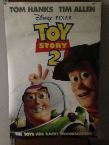 Toy Story 2 Original Movie Poster Double Sided One Sheet 27x40 Tom