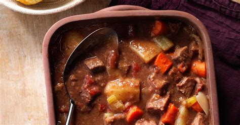 Hearty Baked Beef Stew Recipe Taste Of Home