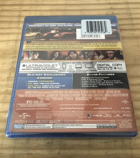 The Fast And The Furious Tokyo Drift Blu Ray No Digital Like New