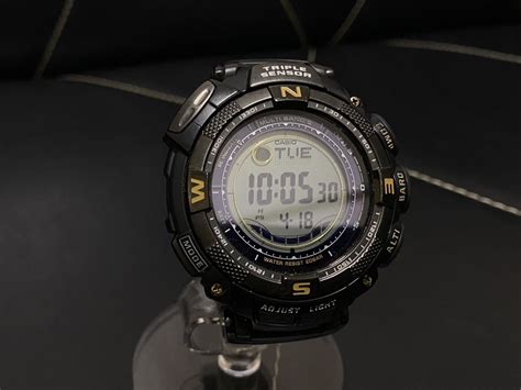 Yahoo オークション 美品 CASIO カシオ PRW 1500YTJ PROTREK プロト