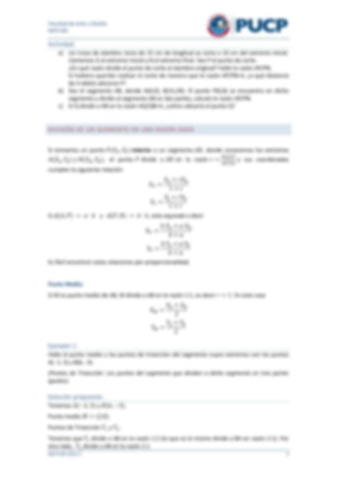 Solution Clase Sistema Cartesiano Distancias Y Divisi N De Un