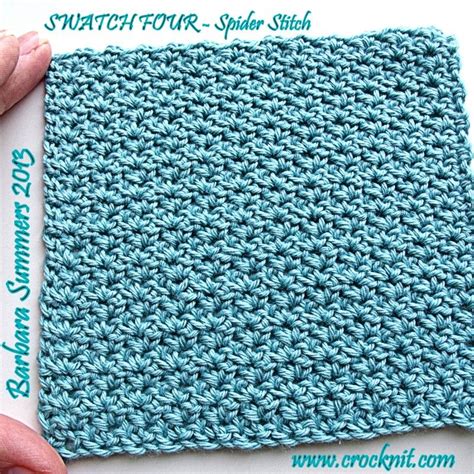 Single Crochet Stitch Patterns Coloring Pages