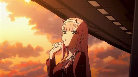 Zero Two Aesthetic 1920x1080 Wallpapers Wallpaper Cave