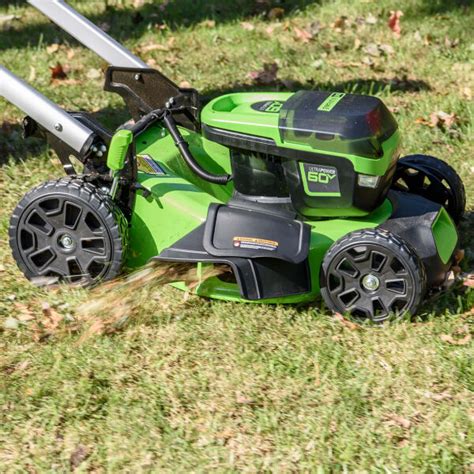 V Cm Self Propelled Lawn Mower Greenworks New Zealand