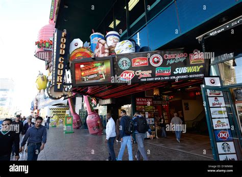 showcase food court on south Las Vegas boulevard Nevada USA Stock Photo ...