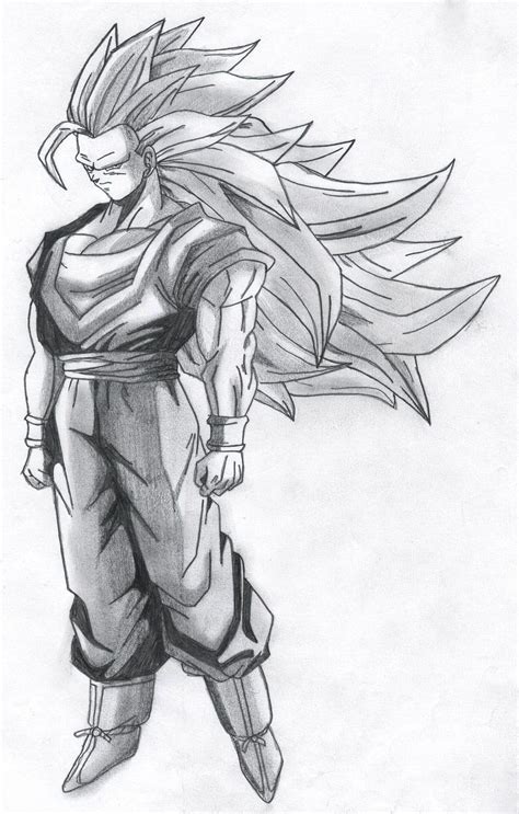 Tapion Lapiz Goku Dibujo A Lapiz Dibujo De Goku Dbz Dibujos Porn Sex