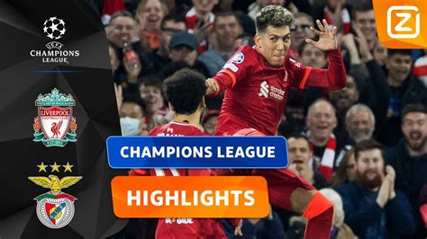 EEN MOOI DOELPUNTENFESTIJN Liverpool Vs Benfica Champions