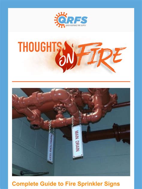 Quick Response Fire Supply Is Your Fire Sprinkler System Missing Signs Milled