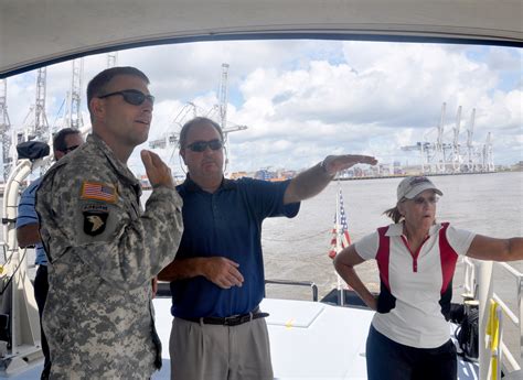 New commander visits Savannah wildlife refuge and harbor > Savannah ...