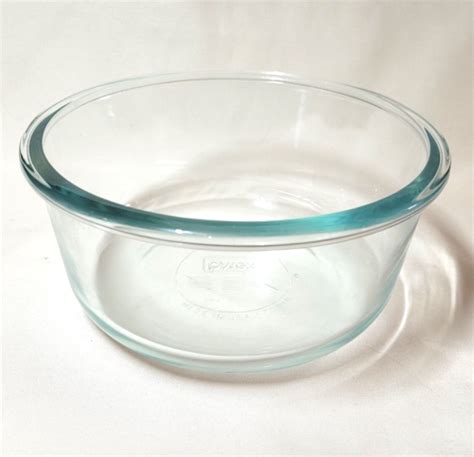 Pyrex 4 Cup Glass Mixing Bowl 625 Replacement Teal Blue Tint Rim