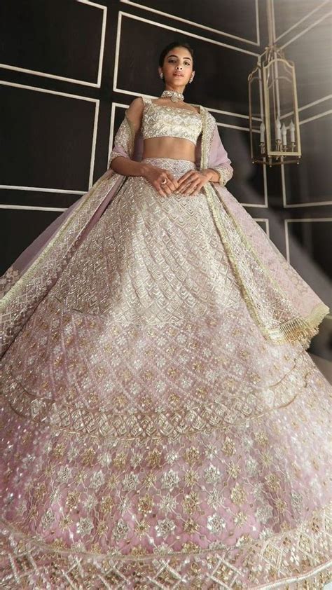 Mauve And Lavender Bridal Lehenga Pakistani Bridal Wear Purple