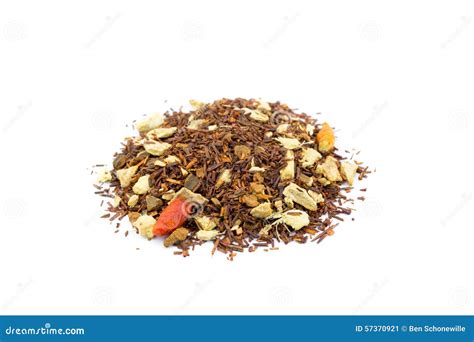 Pile Of Loose Red Bush Hot Spicy Winter Tea Stock Image Image Of