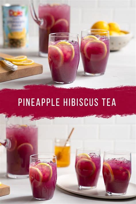 Pineapple Hibiscus Tea Recipes Recipe Hibiscus Tea Tea Recipes