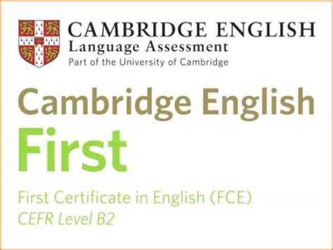 B First Di Inglese Fce Del Cambridge Come Ottenerlo Turbolangs