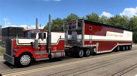 ATS HFG Marmon 57p Chip Van Run From Billings MT To Casper WY YouTube