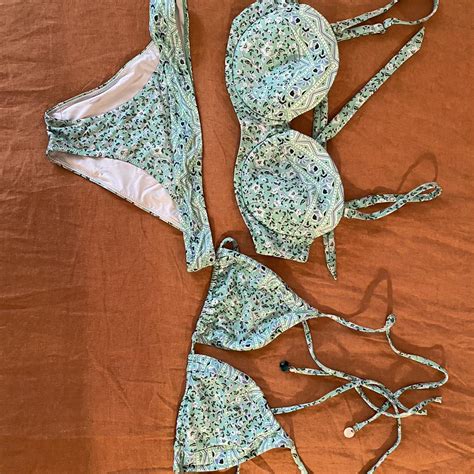 Tigerlily Swim Tigerlily Brazilian Triangle Piece Bikini See My XXX Hot Girl