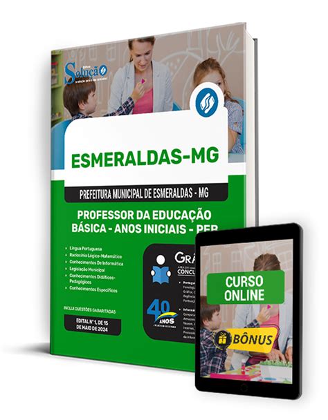 Apostila Digital Concurso Prefeitura De Esmeraldas MG 2024