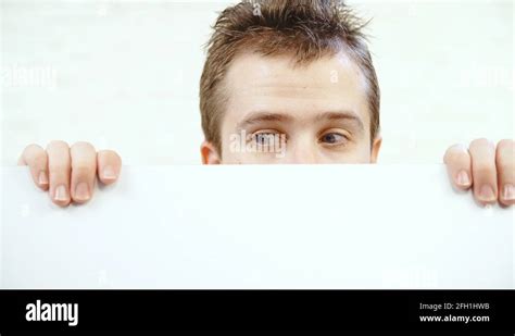 Man Peering Over Wall Stock Videos And Footage Hd And 4k Video Clips