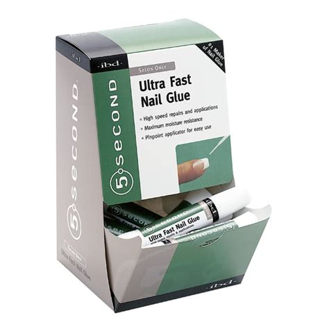 IBD 5 Second Ultra Fast Nail Glue 2 Gram 12 Piece Display 51102