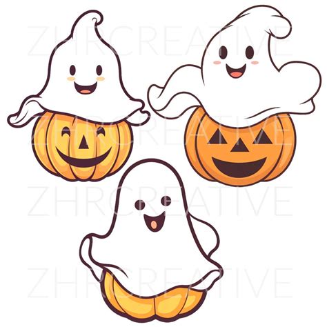 Ghost Pumpkin Png Pumpkin Clip Art Halloween Png Ghost Clip Art