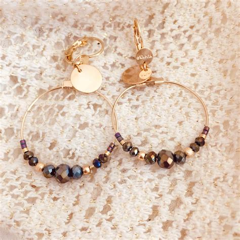 Boucles D Oreilles Mini Chlo Metalic Gwapita